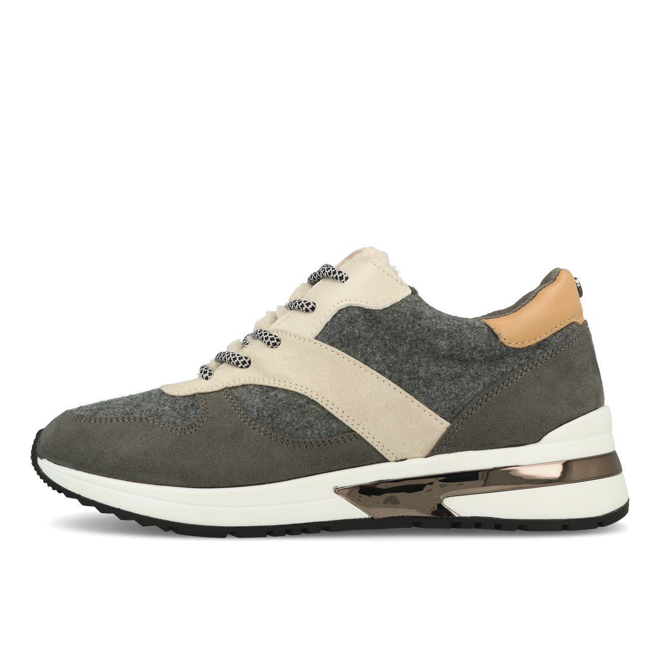 La Strada 2002973 Damen Sneaker Grey Wool Micro Sneaker