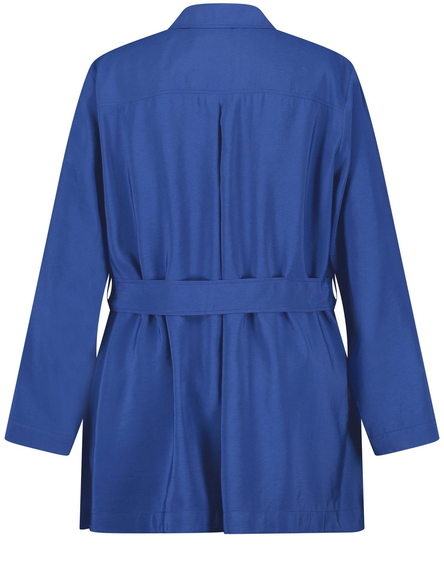 Samoon Jackenblazer Feiner Blusenblazer mit Bindegürtel