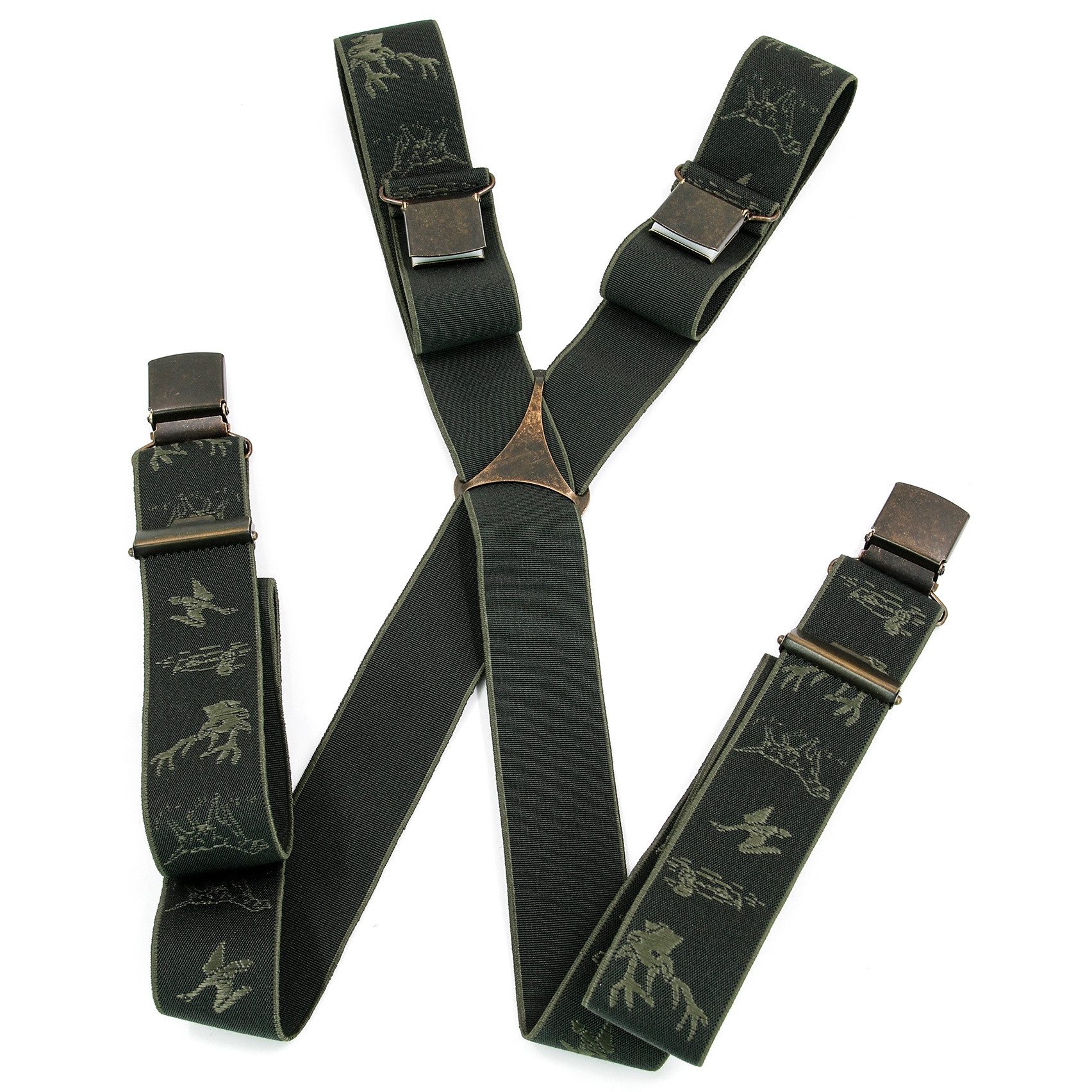 La Chasse® Hosenträger Hosenträger mit extra starken Clips & Gummi Spezialh günstig online kaufen