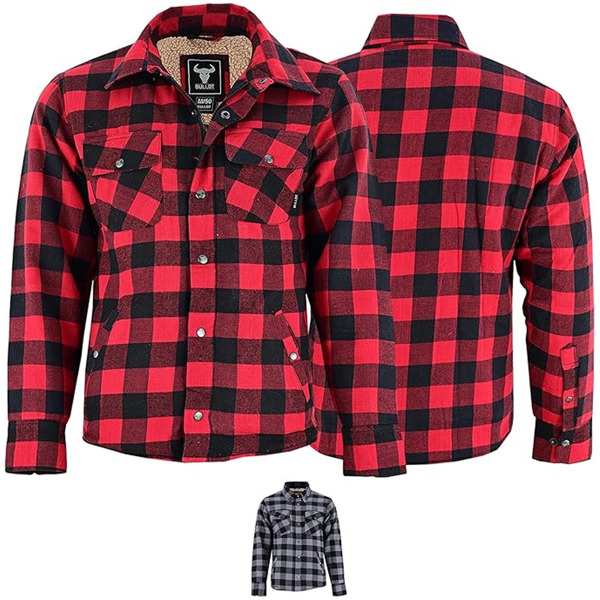 BULLDT Thermohemd Trend529-Hemd Gefüttert Lumberjack Flanellhemd Arbeitshem günstig online kaufen