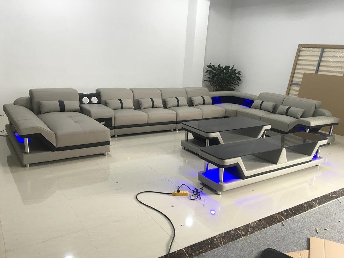 Sofa Design Polster JVmoebel Eckcouch Couch Ecksofa Garnitur Wohnzimmer-Set, Komplettset