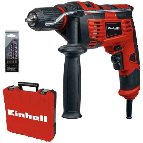 Einhell Schlagbohrmaschine TC-ID 720/1 E Kit, (Set, 3-tlg)