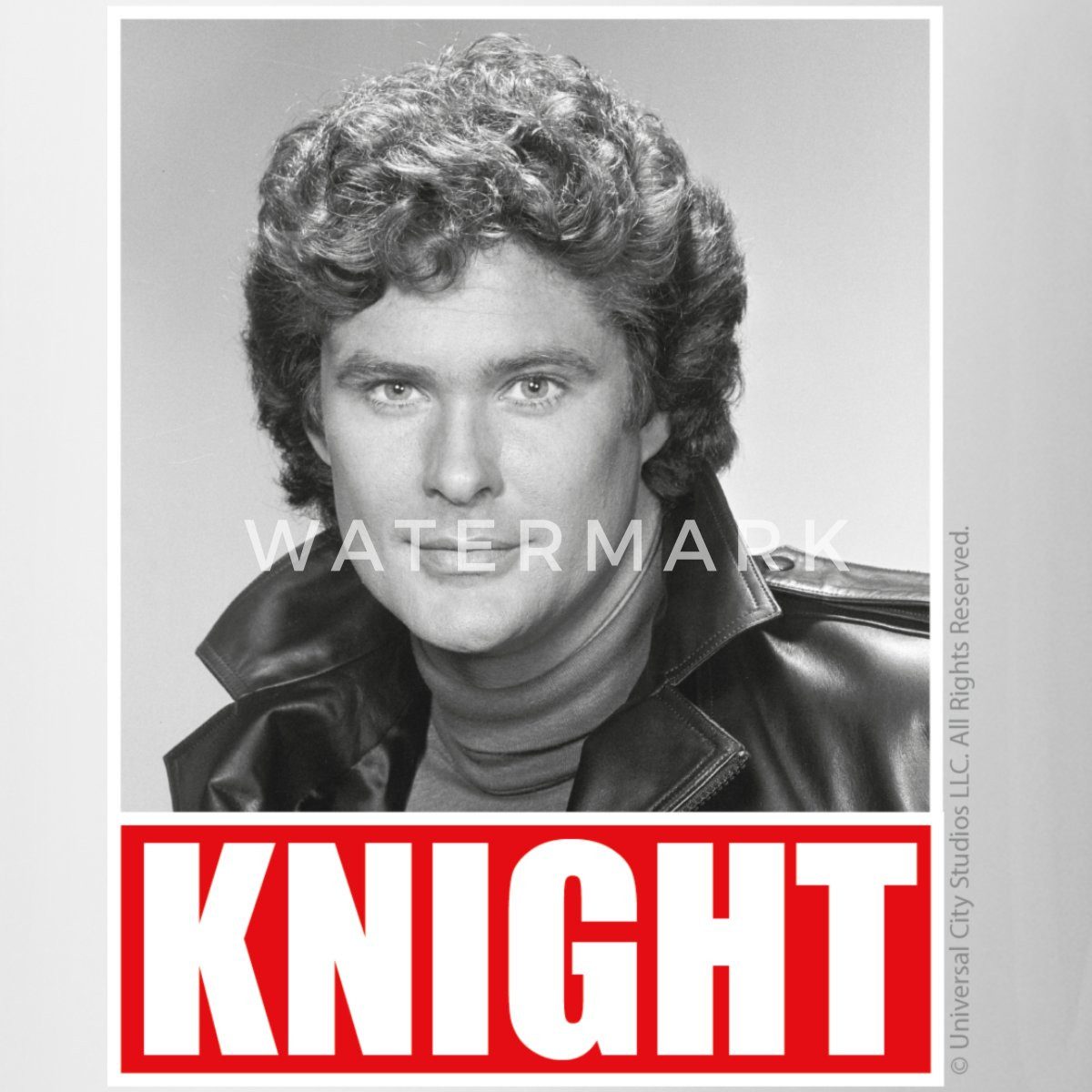 Spreadshirt Tasse Knight Rider Porträt Michael Knight Tasse, Keramik