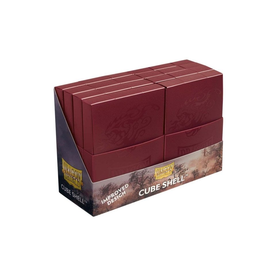 Arcane Tinmen Spiel, Dragon Shield - Cube Shell Box - Blood Red - englisch