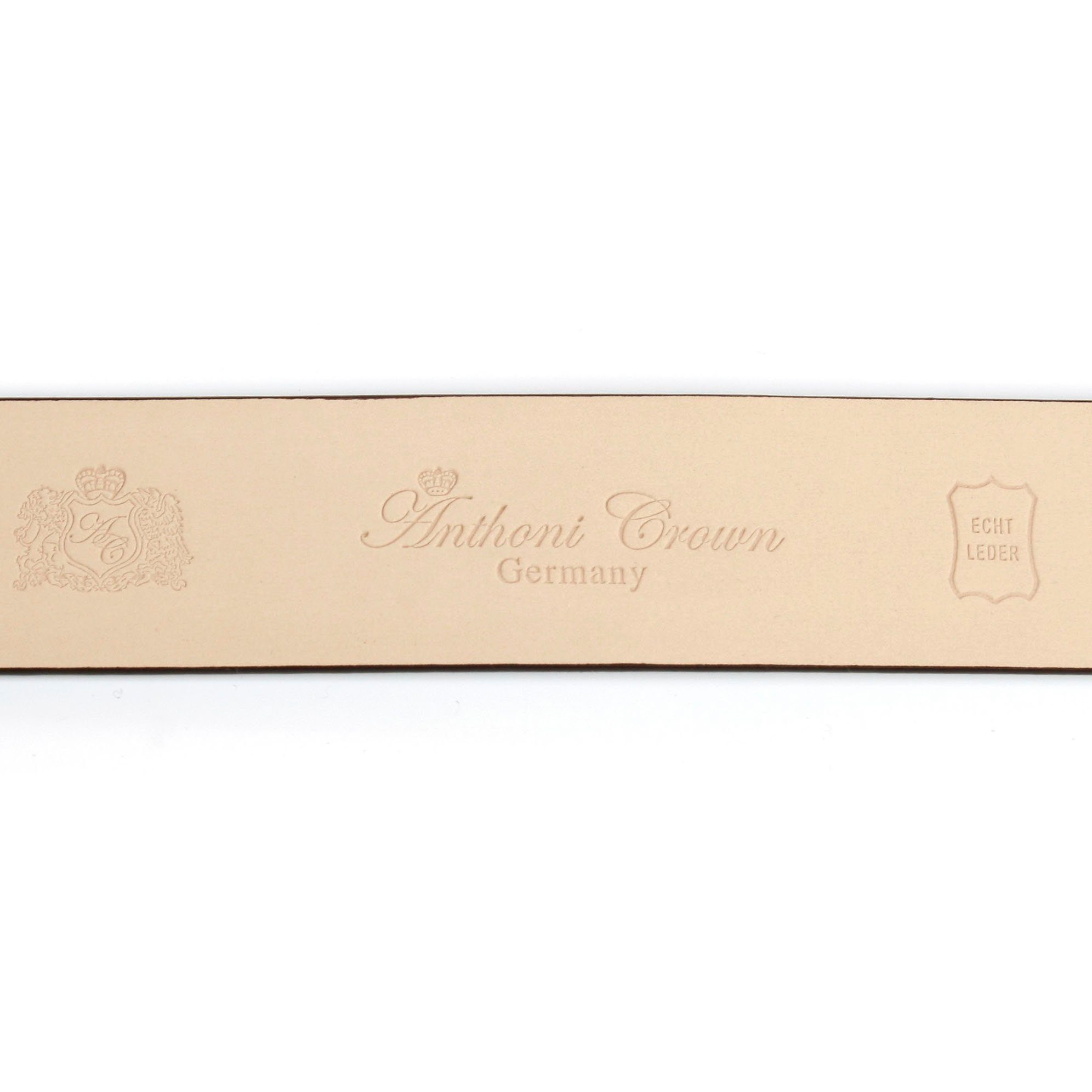 Anthoni Crown Ledergürtel mit goldfarbener Koppelschließe günstig online kaufen