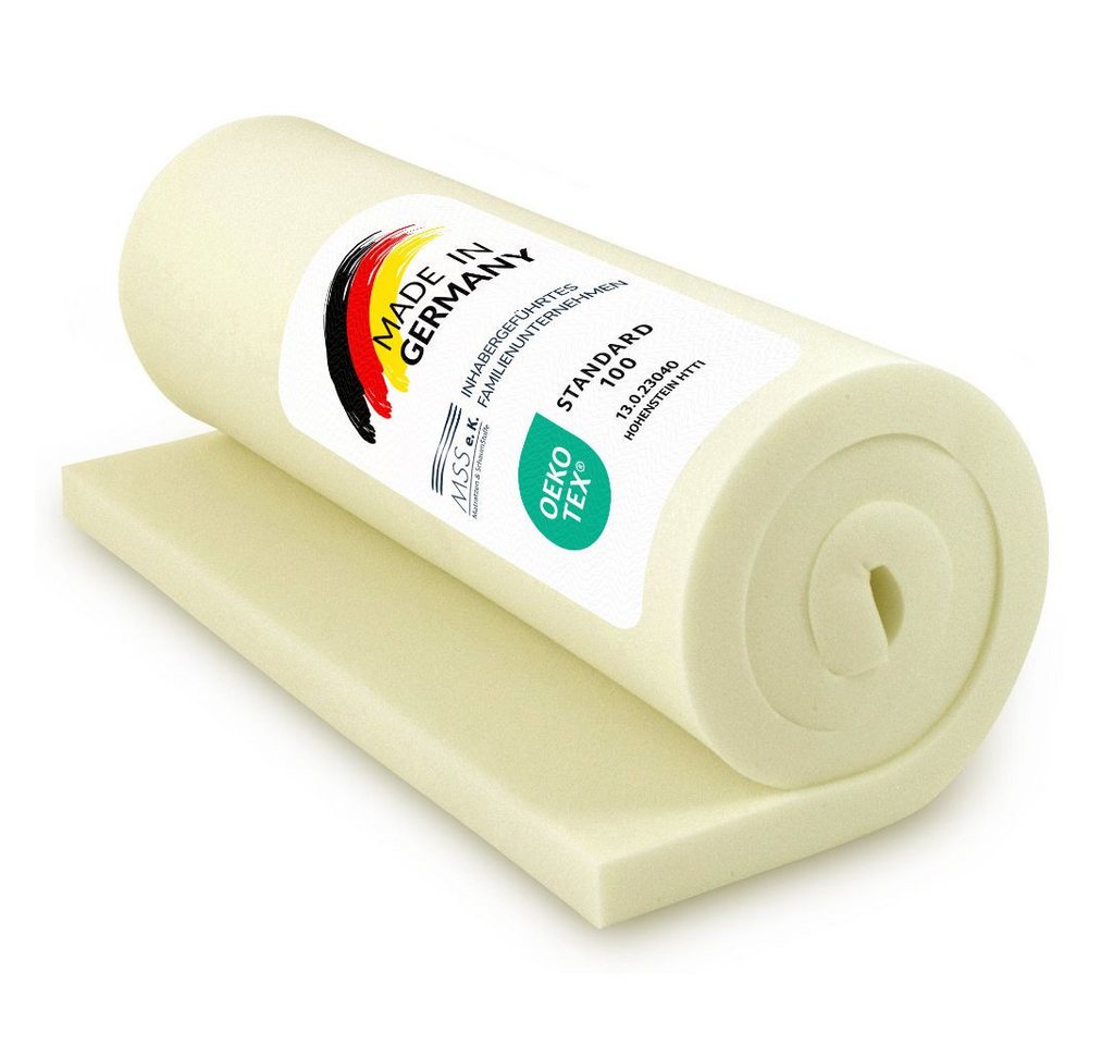 MSS e.K., Topper Viscoelastische Matratzenauflage ohne Bezug, 4 cm hoch, viscoelastischer Schaum, Made in Germany