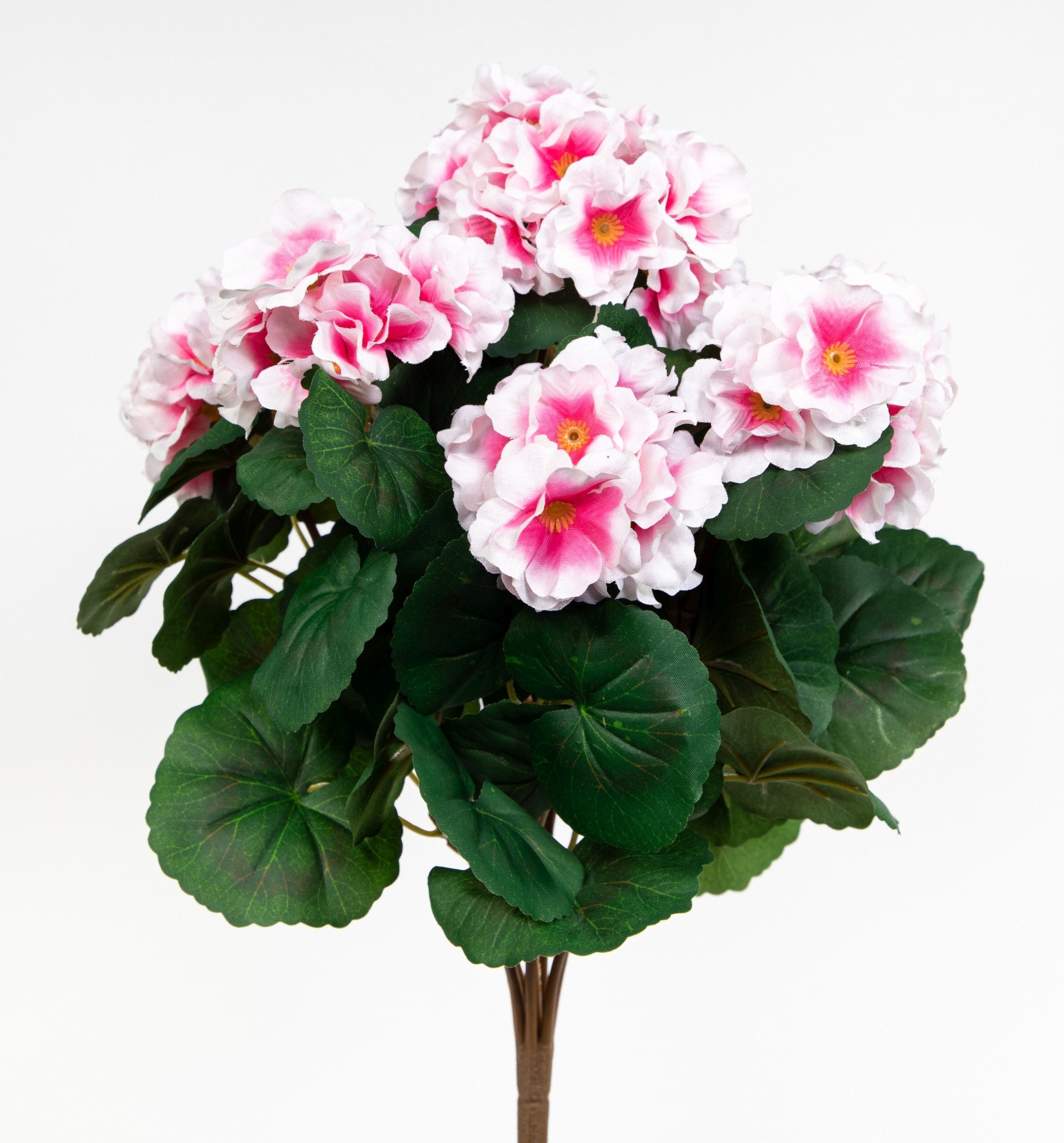 Kunstblume Künstliche Geranie ZF Kunstpflanzen künstliche Blumen Pflanzen Pelargonium, Seidenblumen Roß, Höhe 38 cm, Rosa