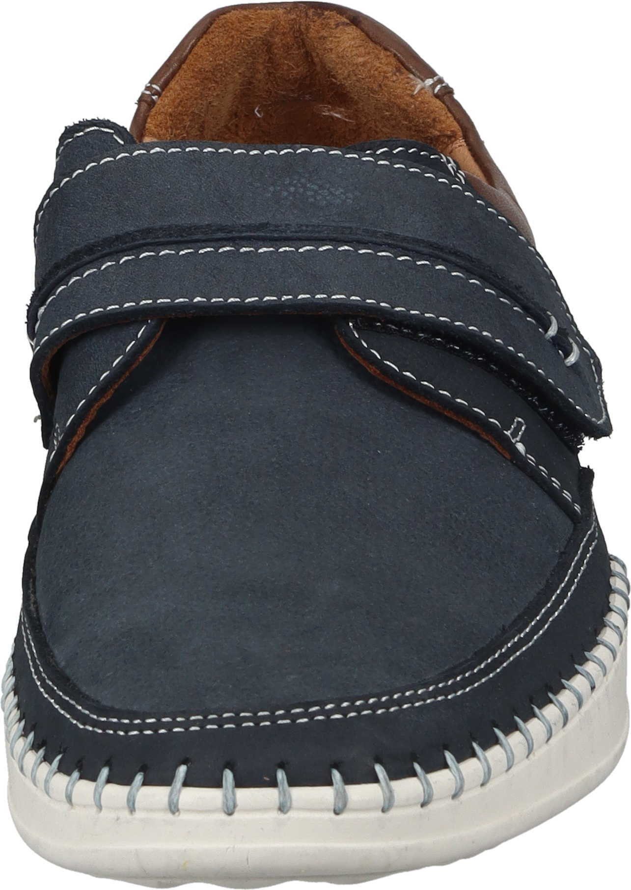 Manitu Slipper Klettschuh aus Nubukleder