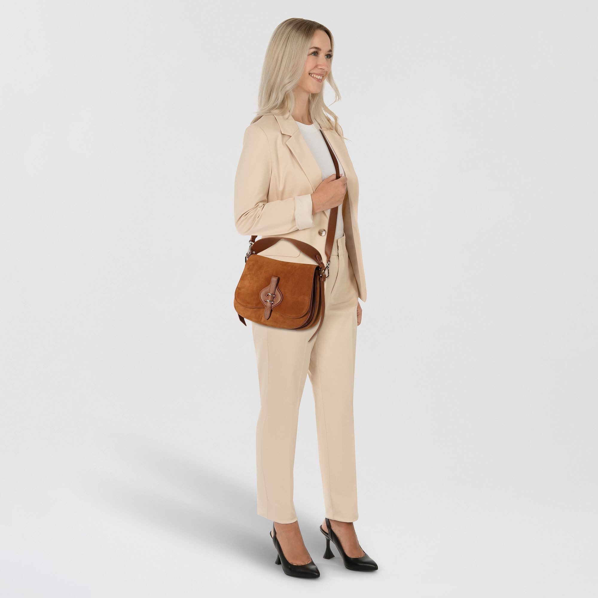 COCCINELLE Schultertasche Mavery, Leder