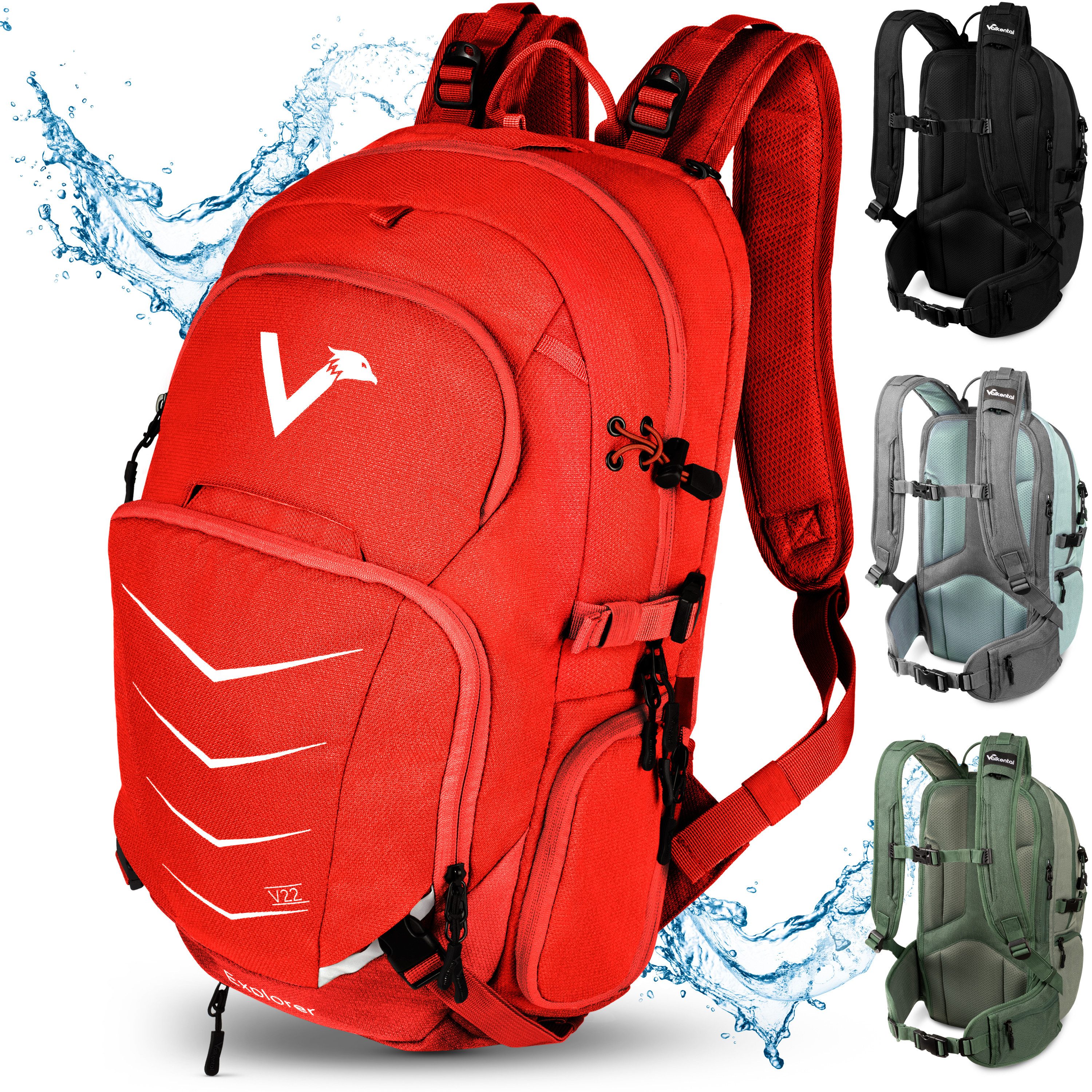 Valkental Wanderrucksack Fahrradrucksack & Outdoor Rucksack (1-tlg), wasser günstig online kaufen