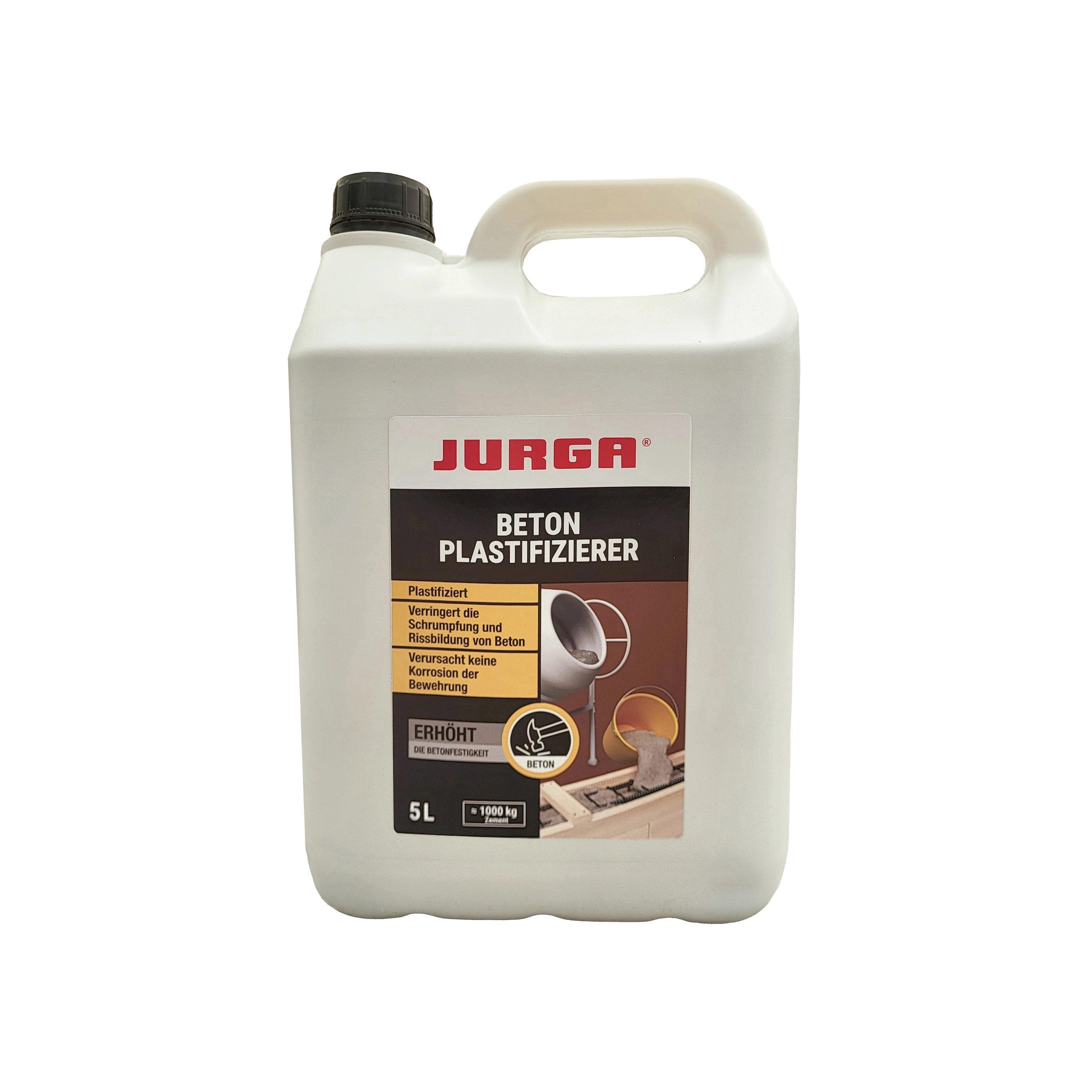 JURGA Dichtstoff Jurga Betonmix – 5 L Flüssigplastifizierer für Betonprodukte