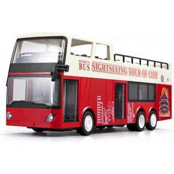 efaso RC-Bus E640 Ferngesteuerter Doppeldecker / Sightseeing Bus - Licht / Sound, abnehmbares Dach