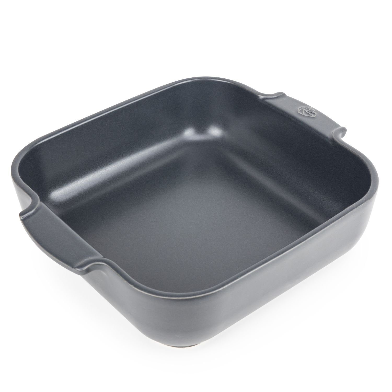 PEUGEOT Auflaufform Appolia Quadratisch 28 cm Schiefergrau, Keramik