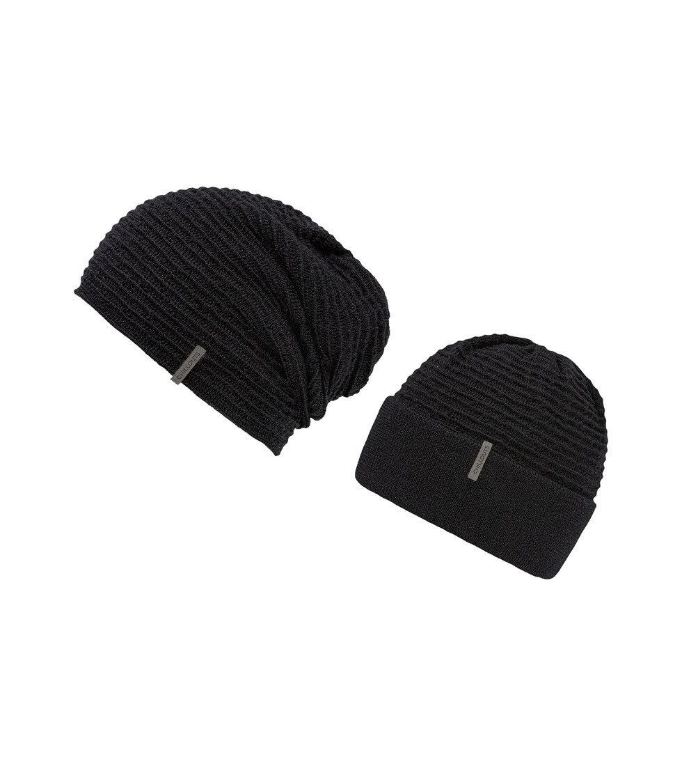 chillouts Beanie WYATT HAT, schwarz