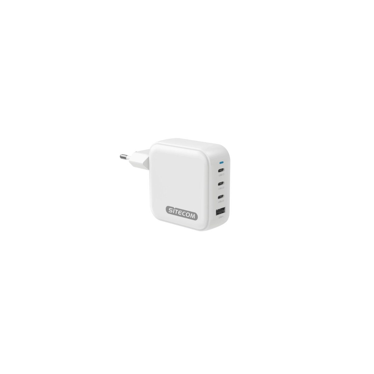 Sitecom 165W GaN Power Delivery Wandladegerät mit 4 Ports USB-Ladegerät