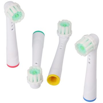 AccuCell Blutdruckmessgerät 4 Stück 3D Whitening Ersatz-Zahnbürstenkopf für elektrische Zahnbürst