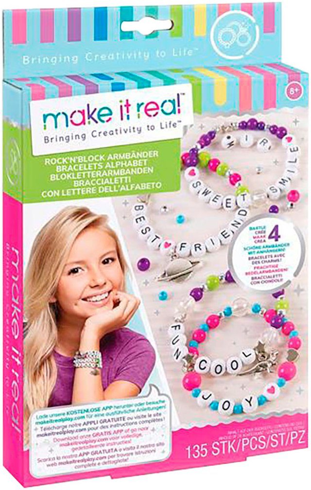 Kreativset Rock'n'Block Armbänder