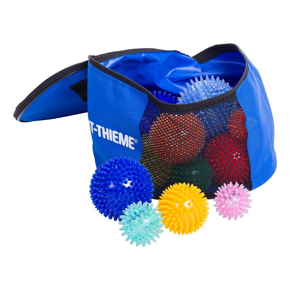 Sport-Thieme Spielball Igelbälle-Set mit Tasche, Für Therapie und Gymnastik