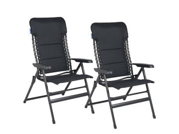 Setpoint Campingstuhl (2 St), 2er SET Hochlehner klappbarer Campingsessel bequem gepolstert Balkon