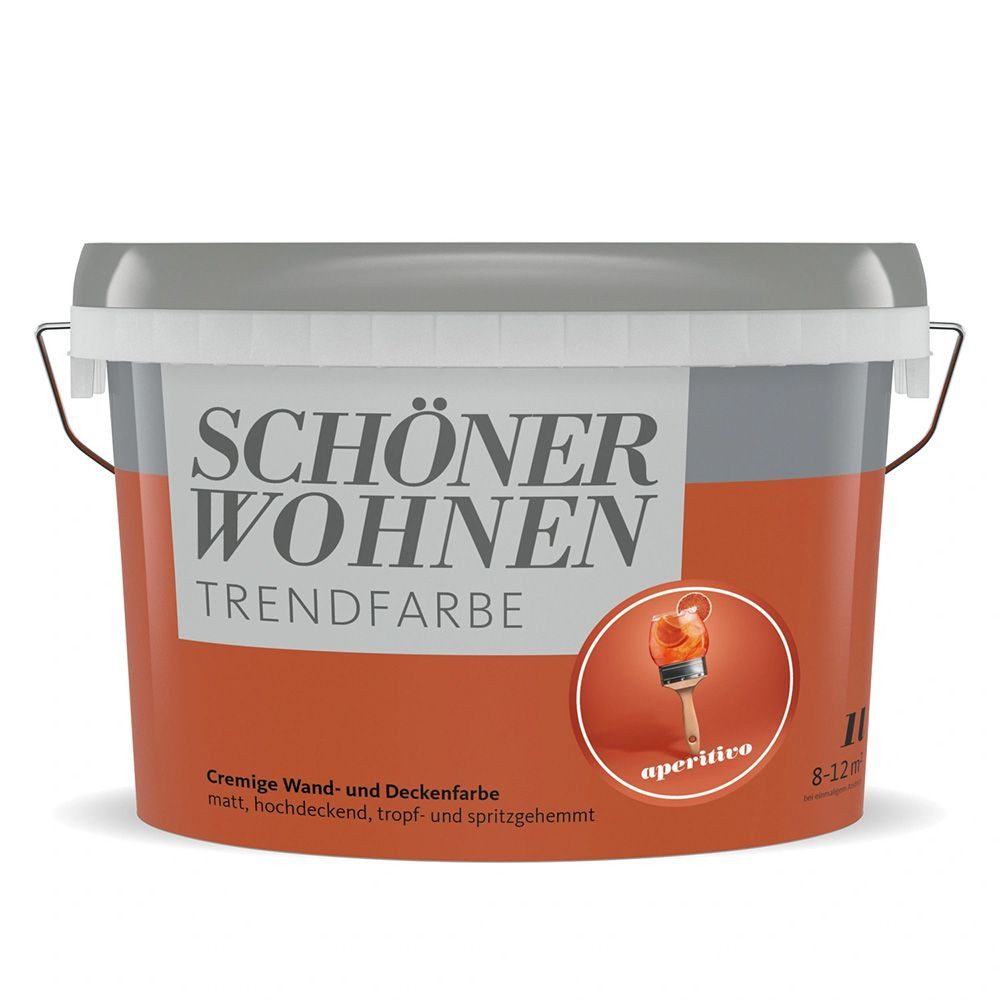 SCHÖNER WOHNEN FARBE Wandfarbe SW Trend Wandfarbe matt 1,0L aperitivo 2627