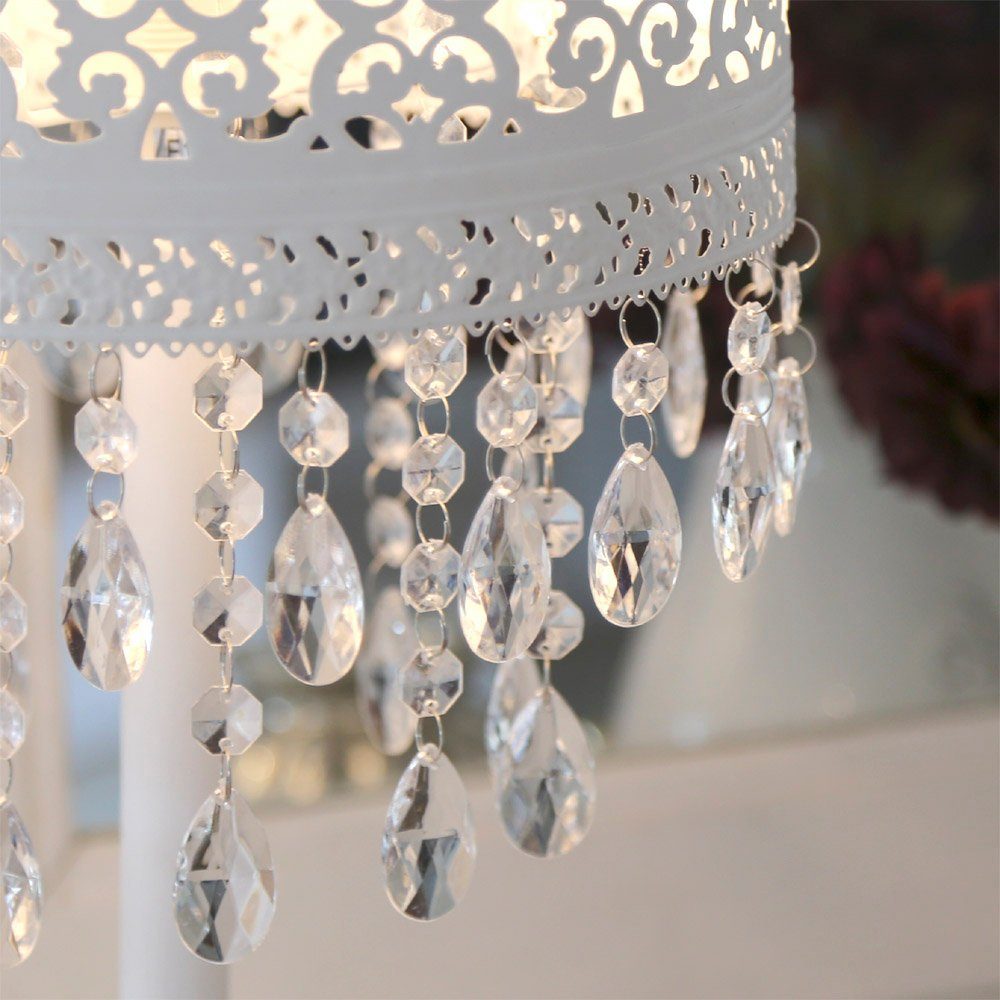 Grafelstein Tischleuchte Tischlampe MARRAKECH weiß Metall mit orientalische günstig online kaufen