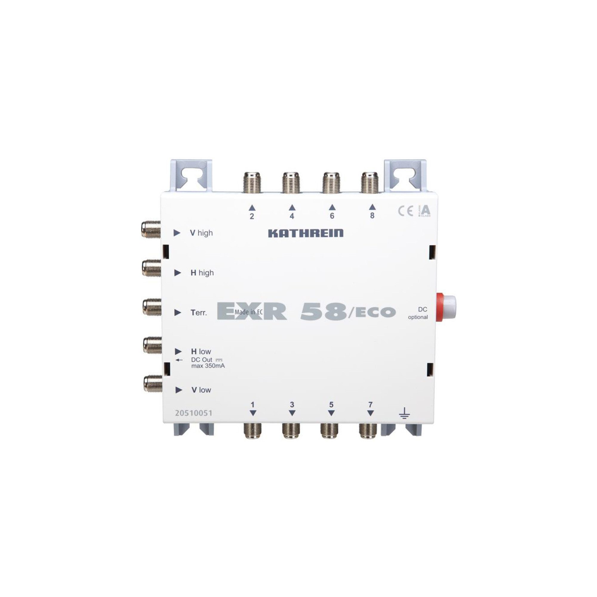 Kathrein Kathrein Multischalter 4 Sat-Ebenen, terre. EXR 58/ECO SAT-Kabel