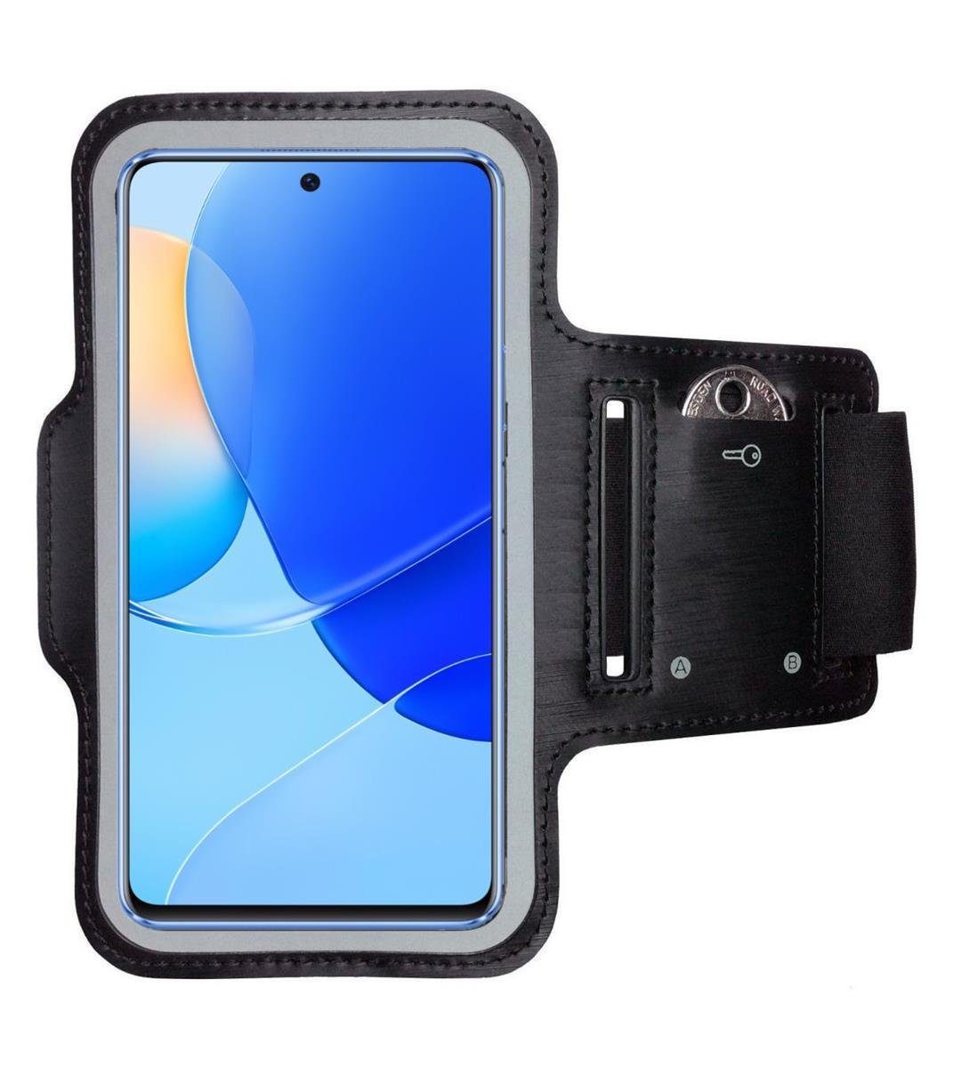 CoverKingz Handyhülle Sportarmband für Huawei Nova 9 SE Sport Fitness Armband Laufhülle, Sport Schutzhülle Schlüsselfach Handyhülle Jogging Schutztasche Etui