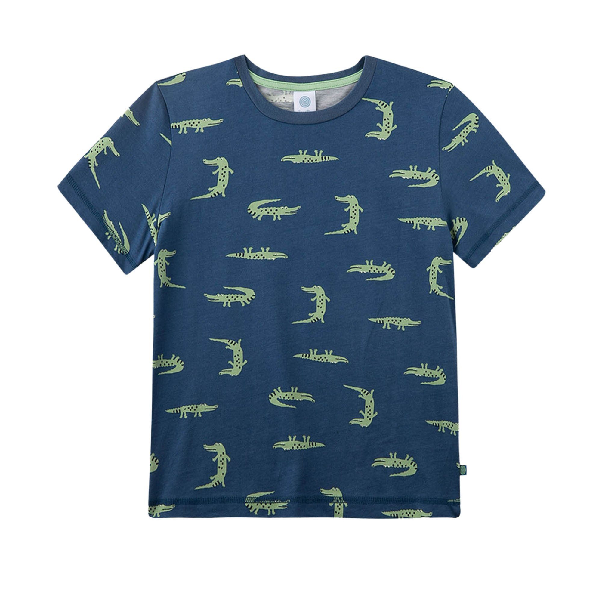 Sanetta Pyjama Jungen Pyjama Baumwolle Pyjama kurz Krokodil (2 tlg)