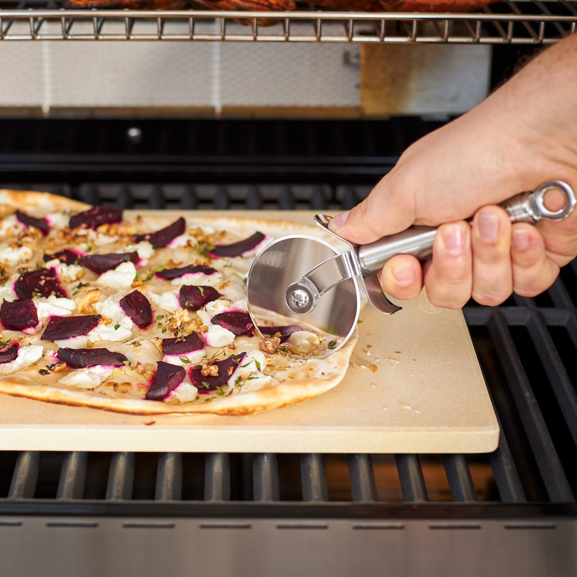 RÖSLE Pizzaschneider Pizza- und Flammkuchenschneider