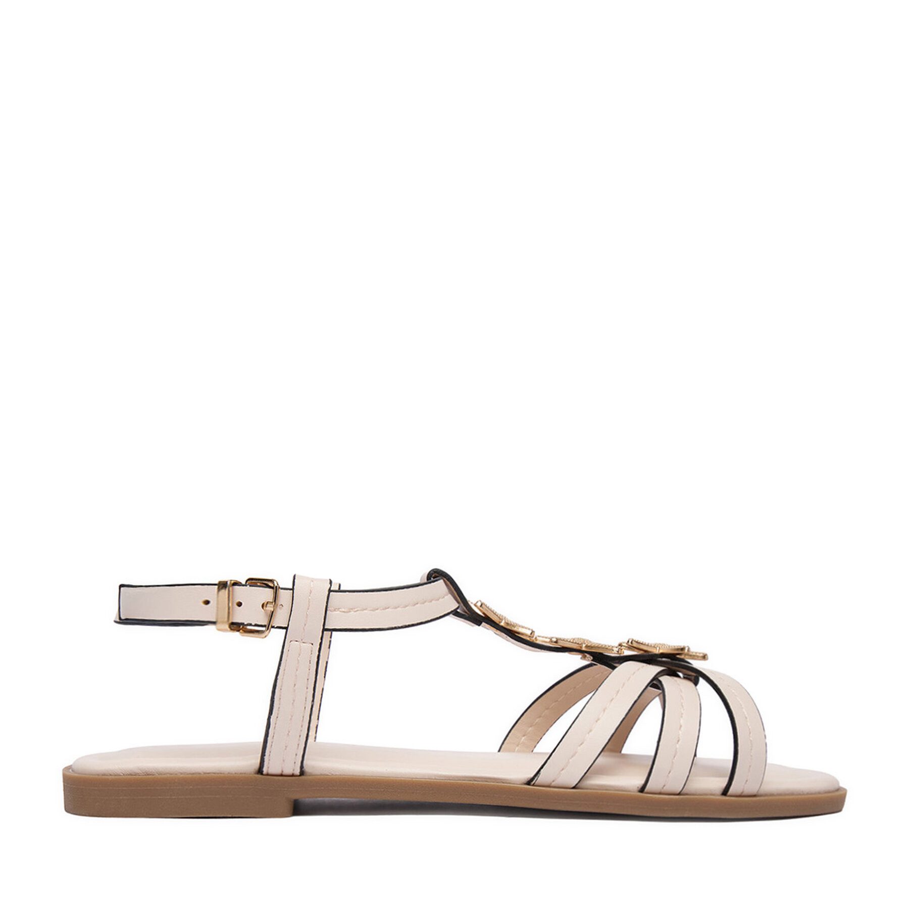 Jenny Jenny Damen-Sandalen Creme Sandale