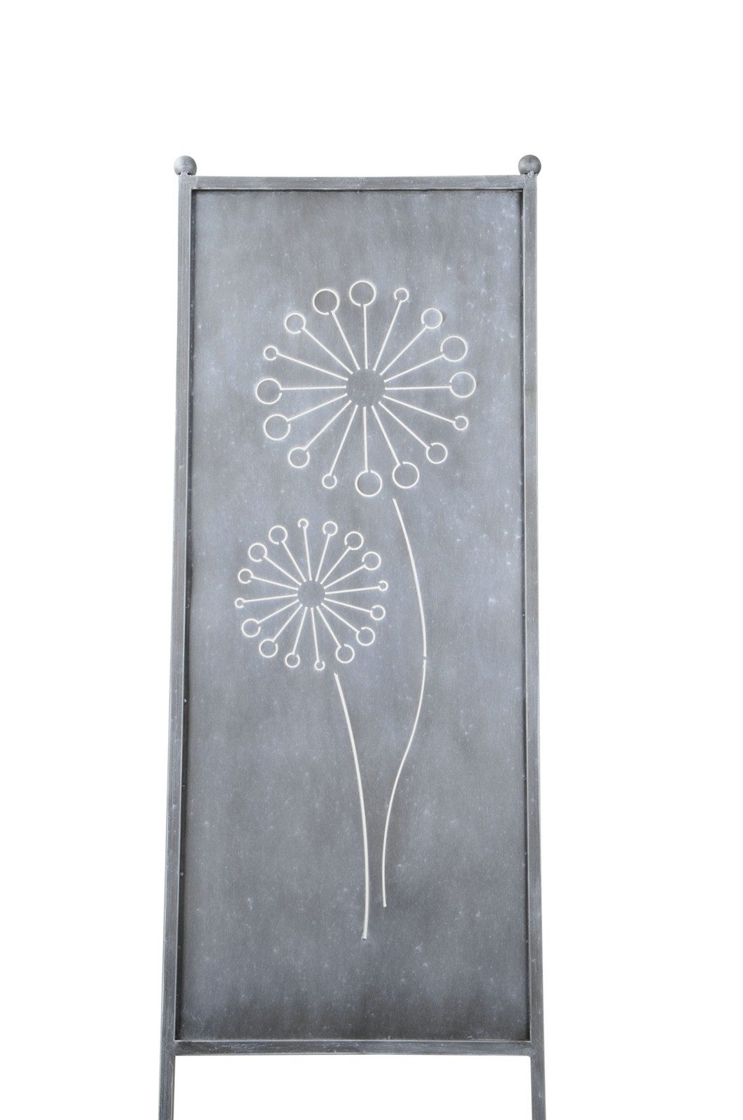 finehomegarden Gartenstecker Stele Metall Pusteblume Sichtschutz günstig online kaufen