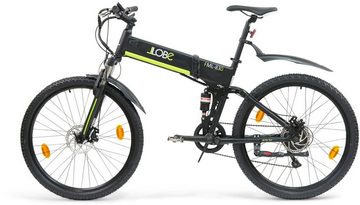 LLobe E-Bike FML-830 black 27,5", 10,4 Ah, 9 Gang Shimano, Kettenschaltung, Heckmotor, 375 Wh Akku