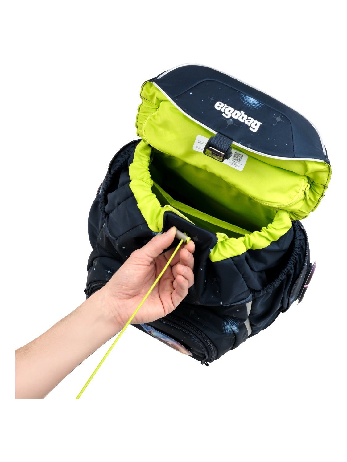 ergobag Schulranzen pack Set (6-tlg., 6-teiliges Set), größenverstellbares Rückensystem