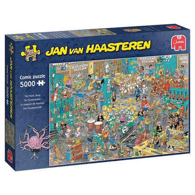 Jumbo Spiele Puzzle Jan van Haasteren Der Musikshop 5000 Teile Puzzle, 5000 Puzzleteile