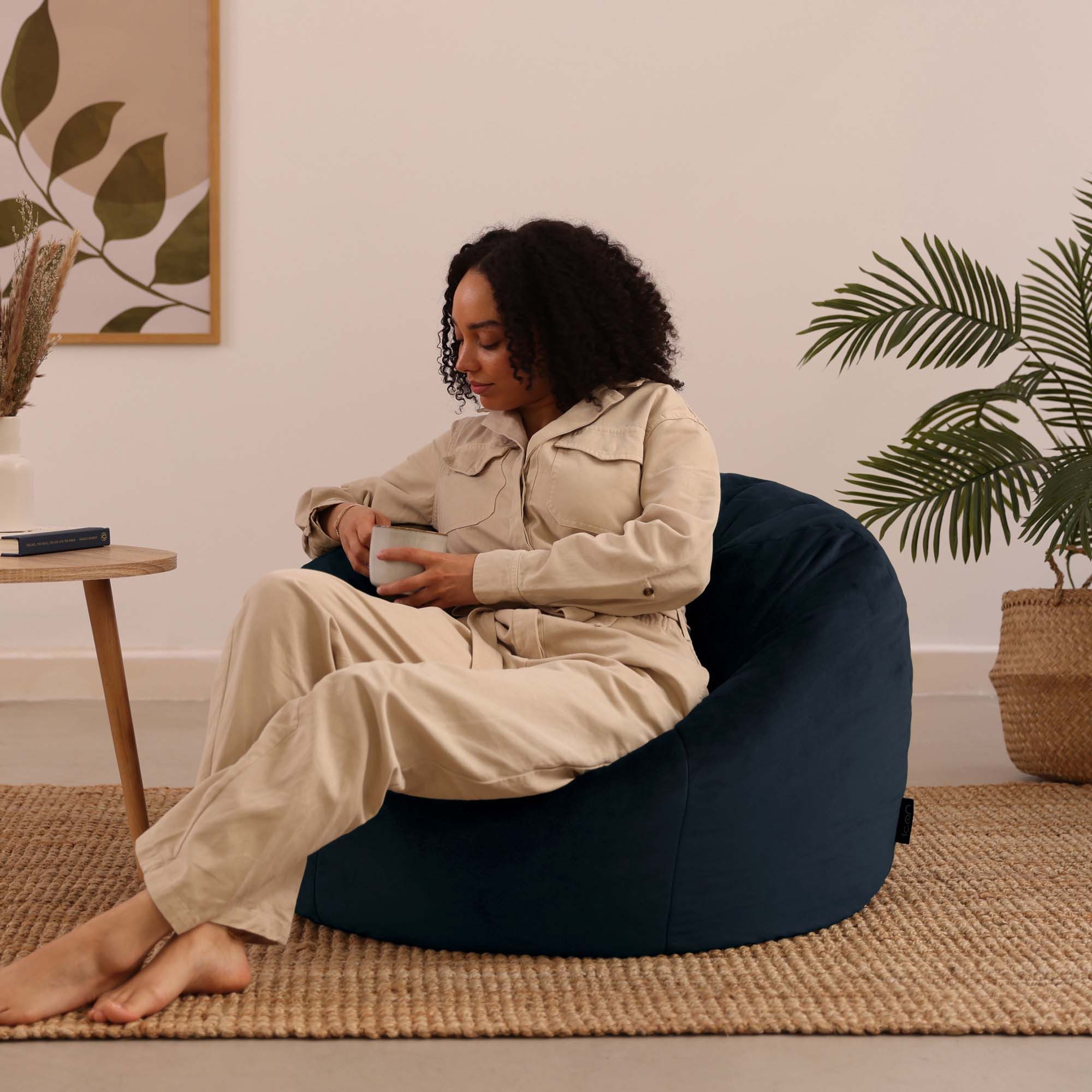 icon Sitzsack Klassischer Sitzsack aus Samt günstig online kaufen