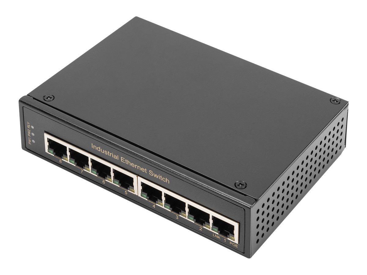 DIGITUS Industr. 8-Port Gigabit Switch Netzwerk-Switch