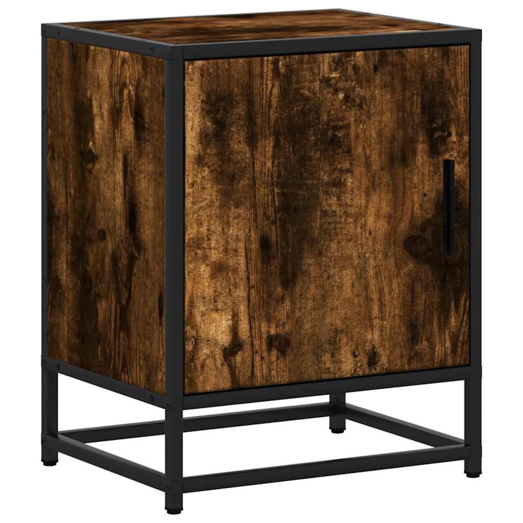 vidaXL Nachttisch Nachttisch Räuchereiche 40x31x50 cm günstig online kaufen