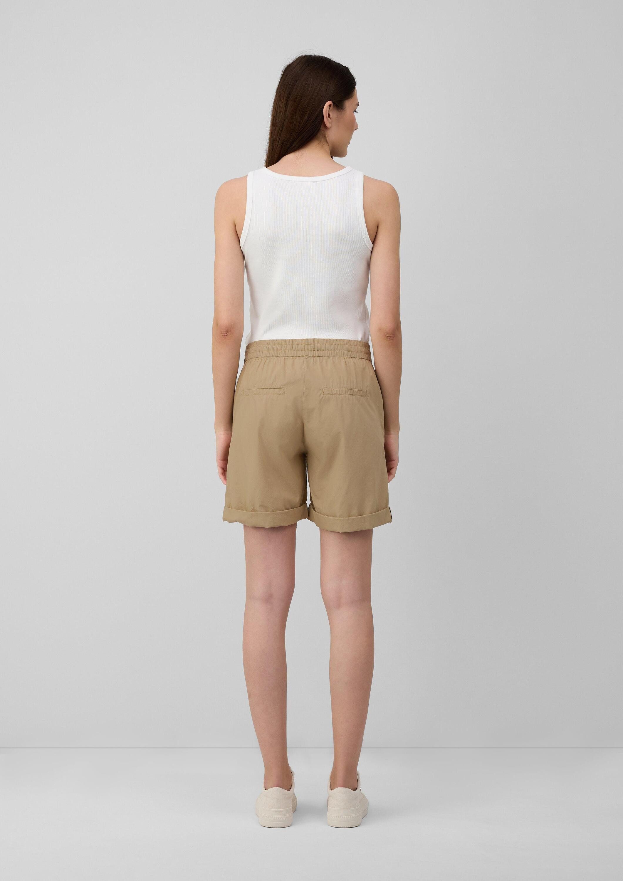 s.Oliver Shorts Hose Leichte Relaxed-Fit-Shorts aus Baumwollmix