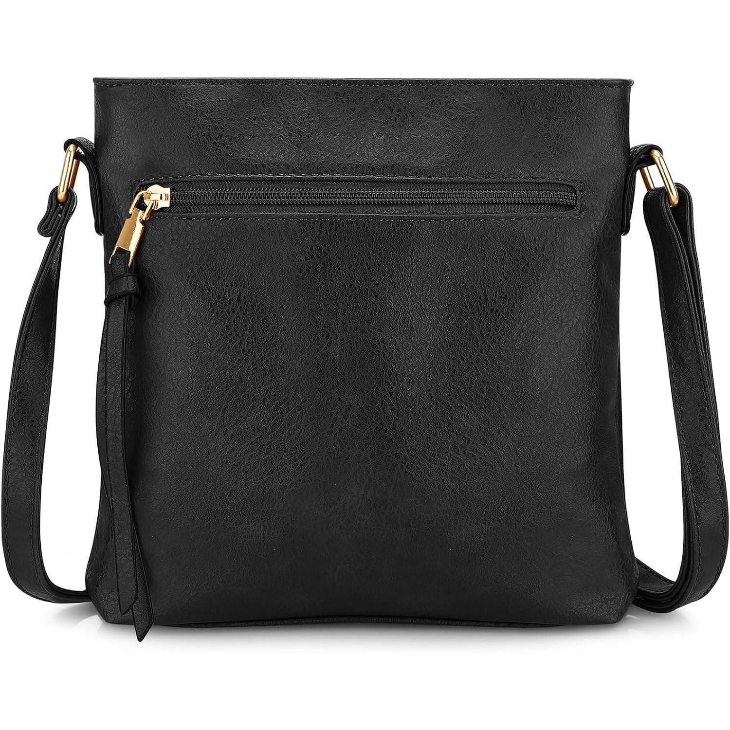Umhängetasche Umhängetasche aus weichem PU-Leder für Damen, Crossbody-Tasche mit