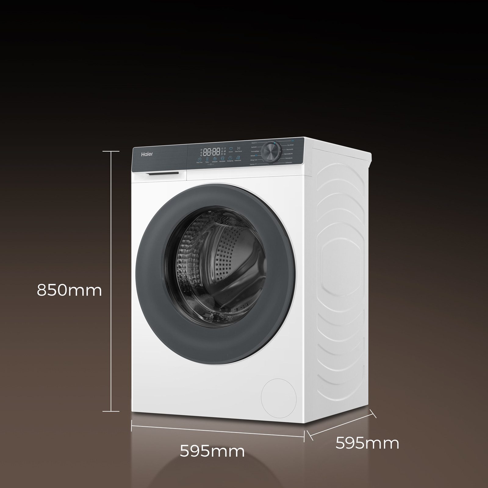 Haier Waschmaschine G3 Serie HW90-BP14637T, 9 kg, 1400 U/min, Smart AI Automatikprogramm – Bild 2 von 5