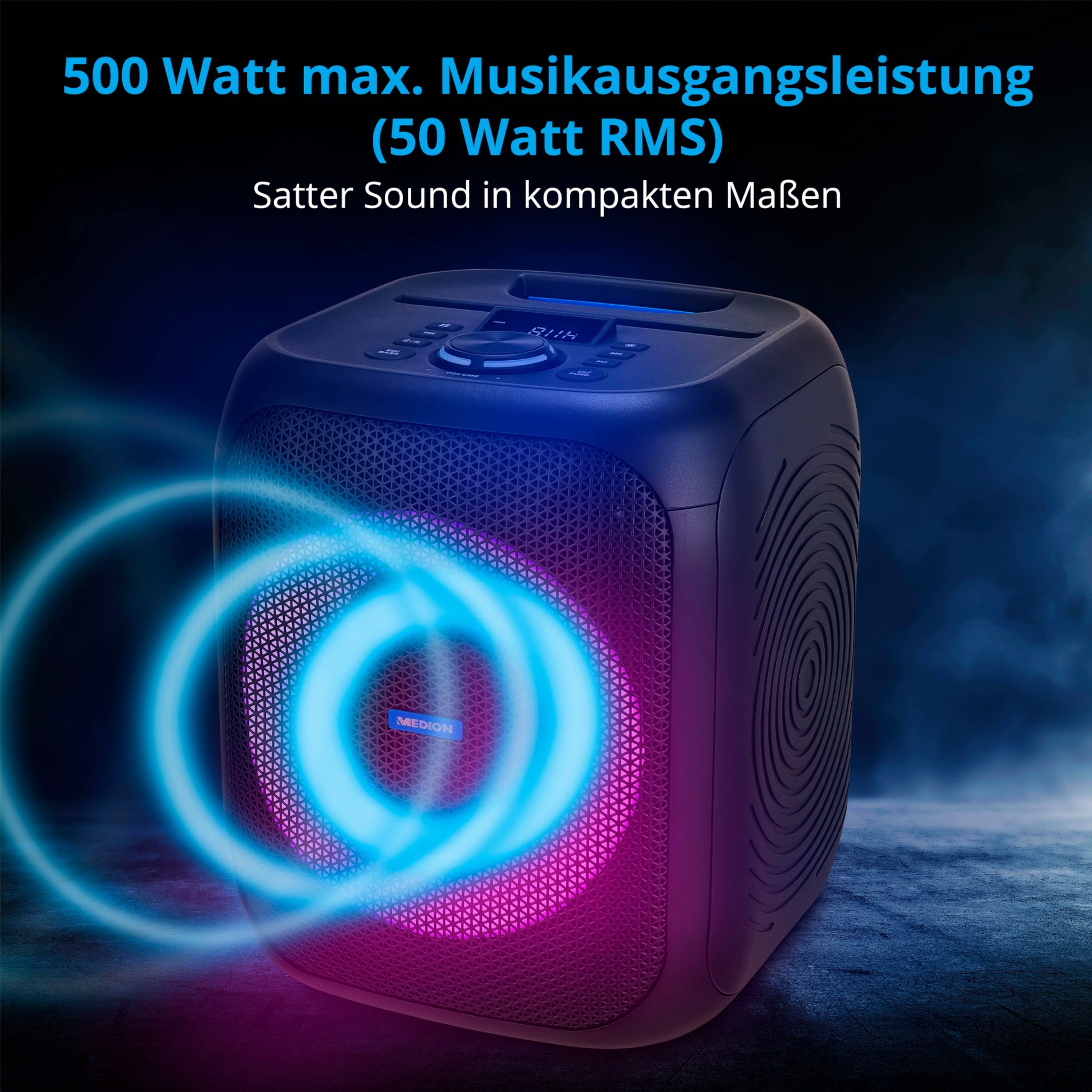 Medion® Bluetooth-Lautsprecher MD43991) W, (50