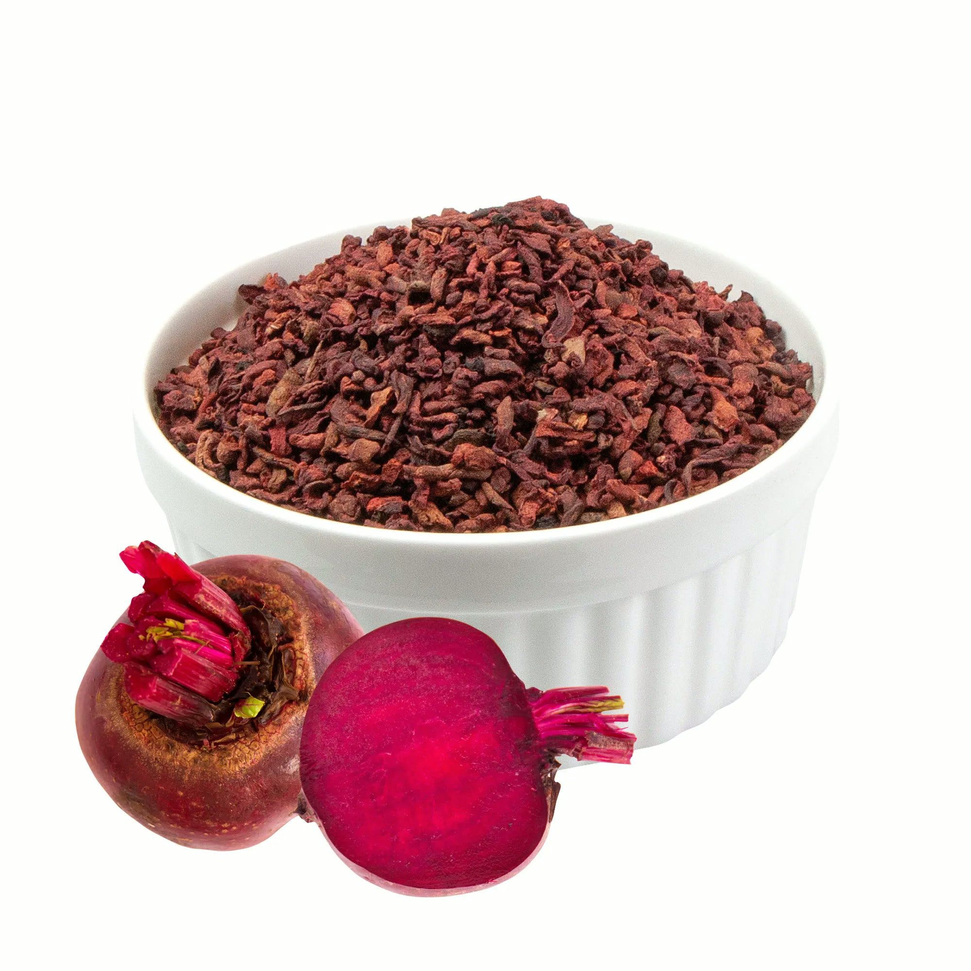 Schecker Hundefutter Rote Bete Raspel - 100 % Rote Bete ohne Zusatzstoffe, Trockenfutter für: Katzen, Hunde, pflanzliches Protein