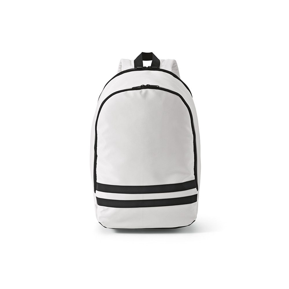 CABBEL Rucksack Rucksack 18L nachhaltig aus rPET recyceltem Polyester, 30x47x15 cm (Rucksack, 1-tlg., Einzelartikel), Weiß, recyceltes Polyester, gepolstert, ergonomisch, Schulterriemen