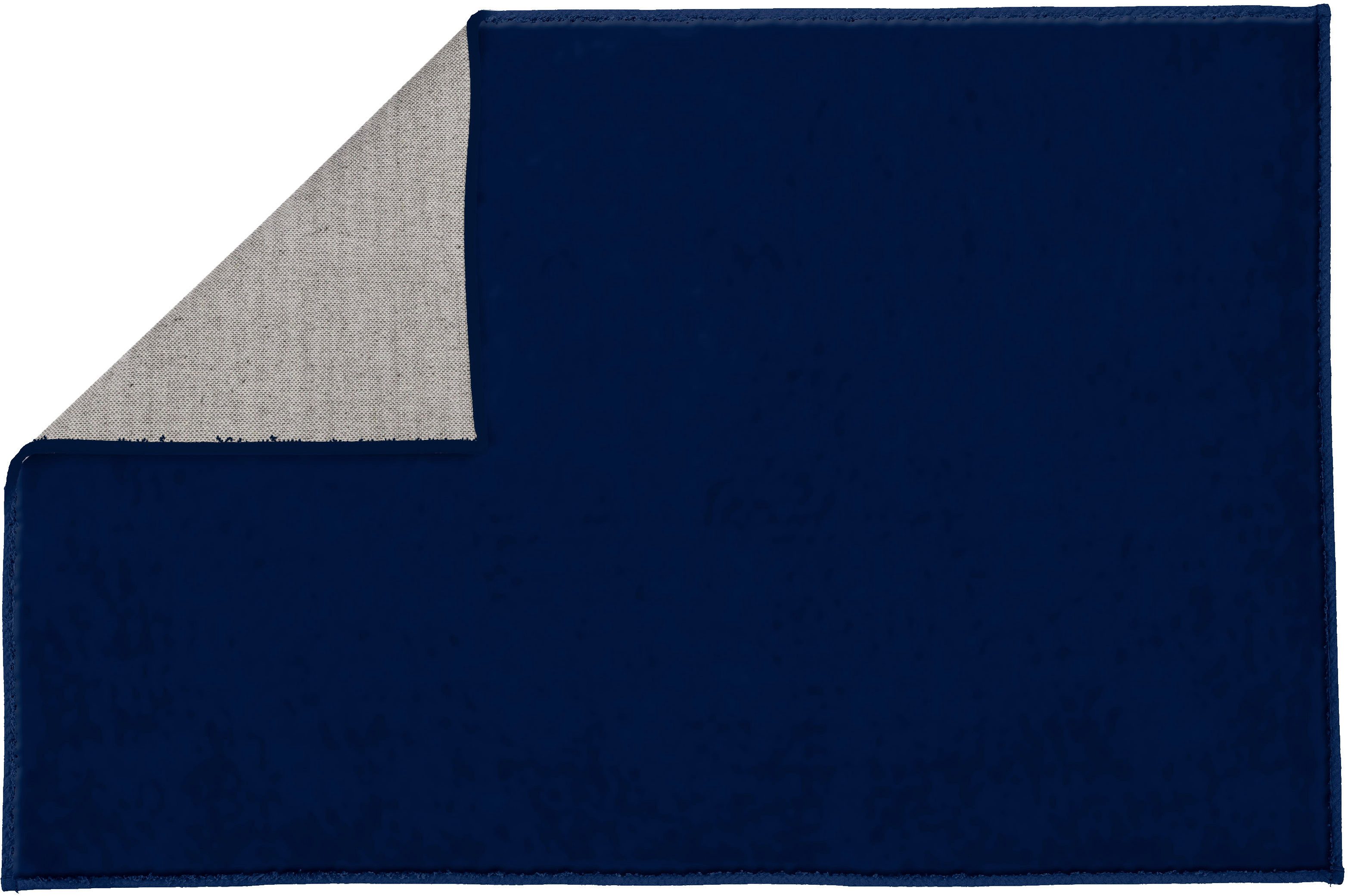 Kleine Wolke Badematte »Velvet«, Badvorleger, Badezimmer Teppich, Höhe 5 mm, rutschhemmend beschichtet, fußbodenheizungsgeeignet, Polyester, rechteckig, Badtepp – Bild 4 von 5