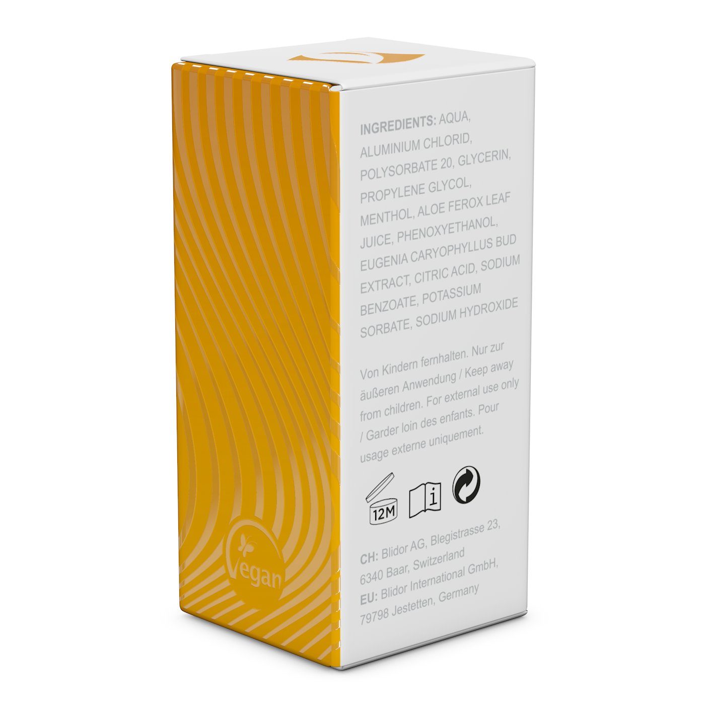 hidry Deo-Creme hidry®basic Antitranspirant geruchsreduzierend schweißhemmend, flüssig, ml, 50