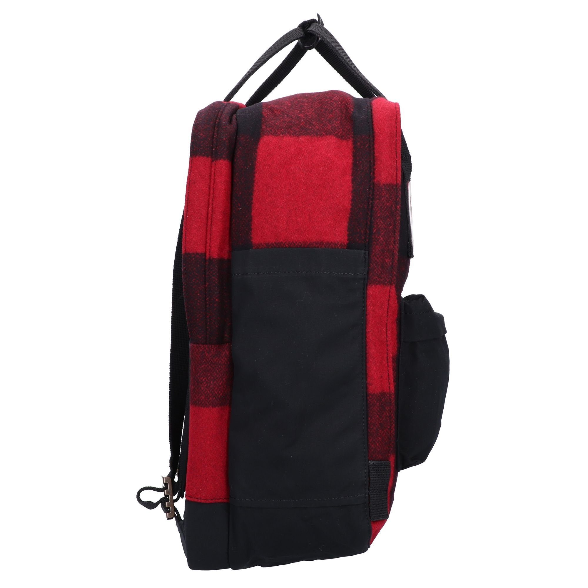 Daypack Kanken, red-black Wolle Fjällräven