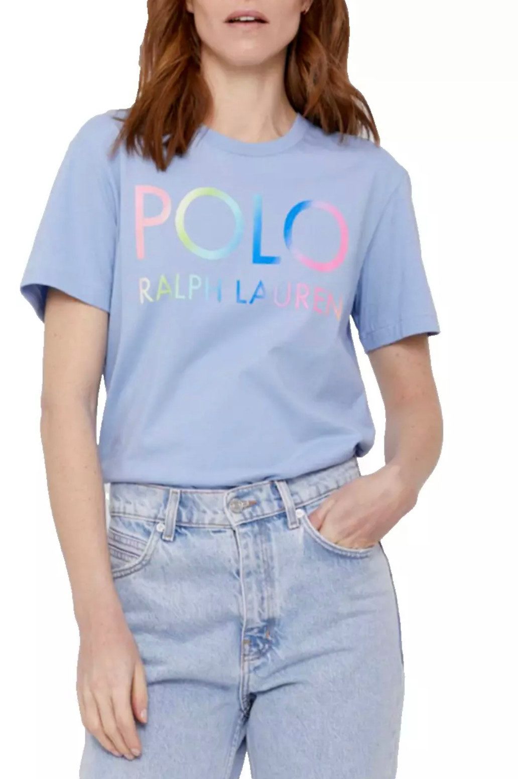 Polo Ralph Lauren T-Shirt Damen Logo Regular Fit Retro Logo Tee Shirt Gerip günstig online kaufen