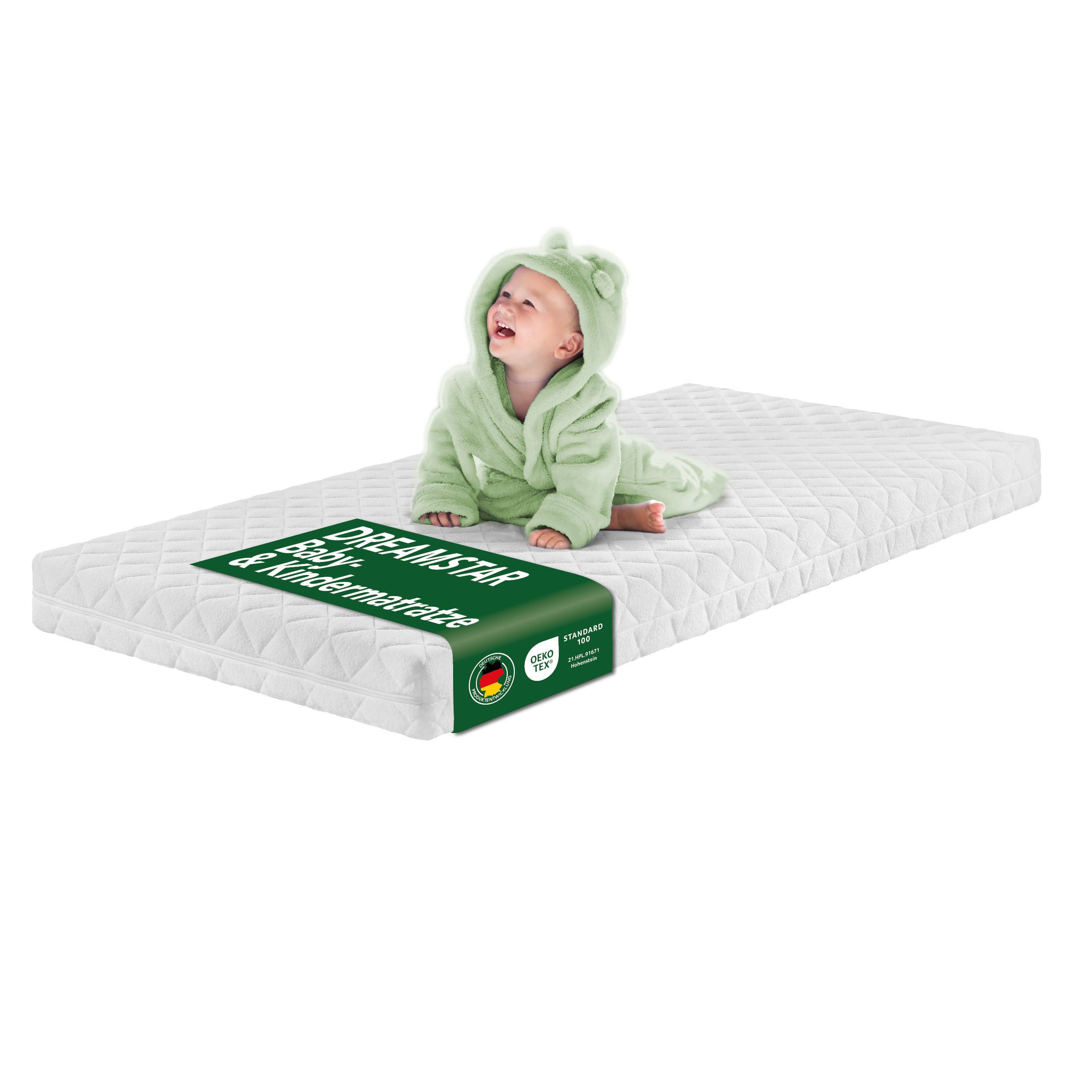 Kindermatratze Ergo Kids Babymatratze in 60x120 und 70x140 cm, ohne Spannbe günstig online kaufen