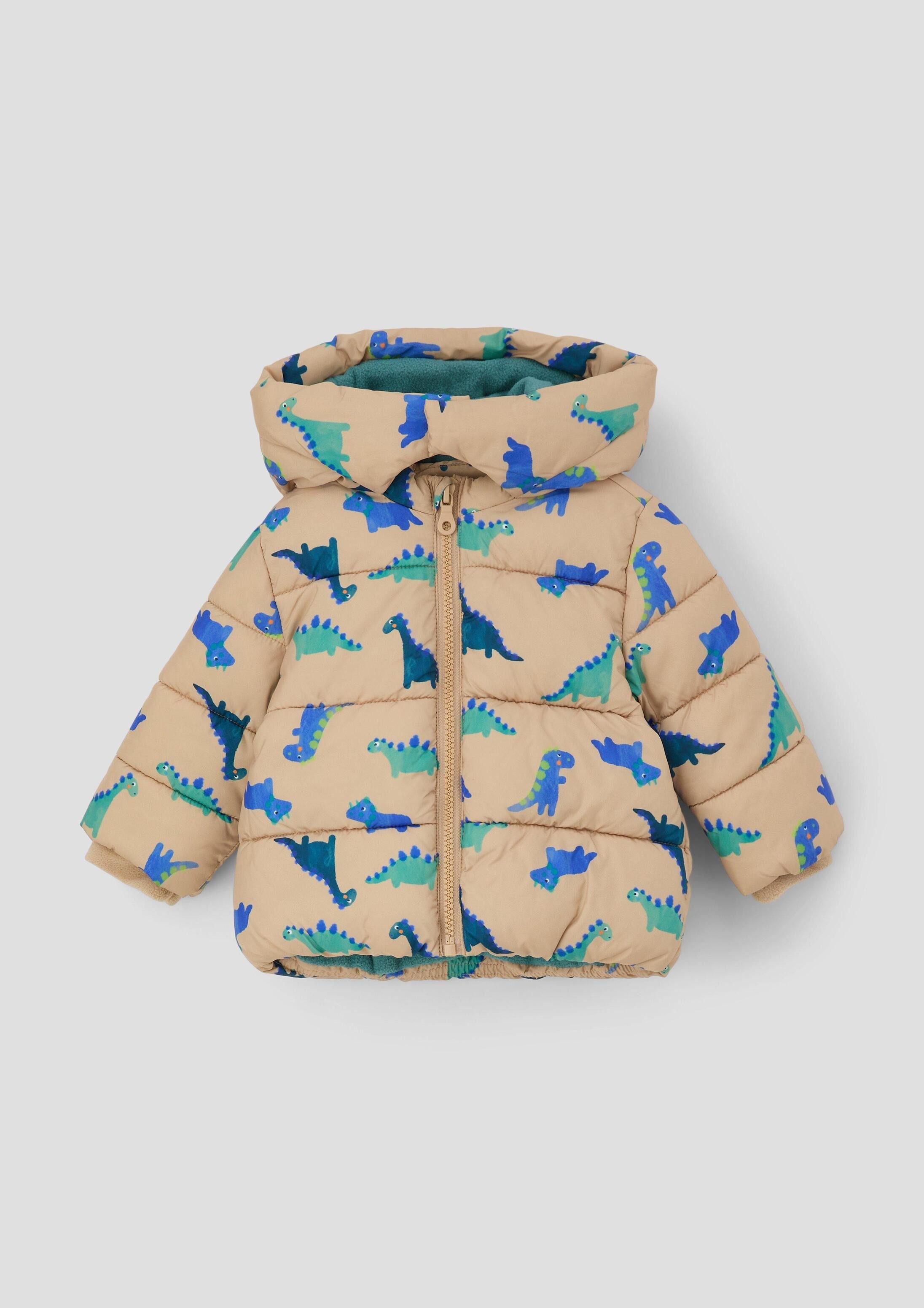 s.Oliver Winterjacke Outdoor-Jacke Steppjacke mit Fleece-Futter