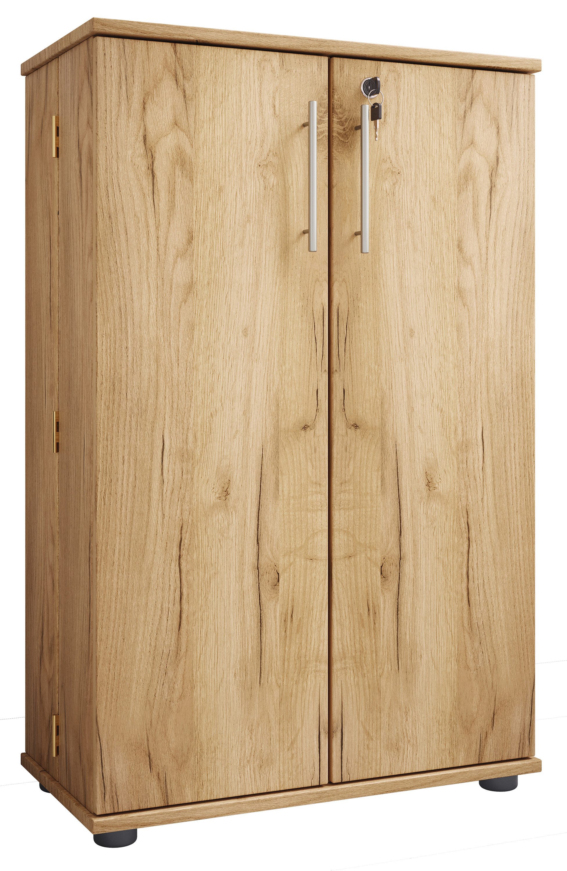 VCM CD-Regal Holz Schrank CD DVD Regal abschließbar Engalo XL günstig online kaufen